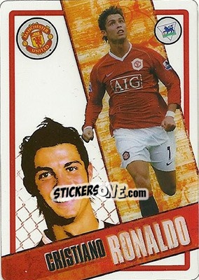 Sticker Cristiano Ronaldo - English Premier League 2006-2007. i-Cards n. 52 - Topps