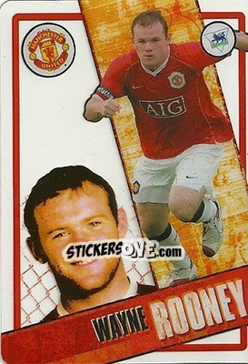 Sticker Wayne Rooney - English Premier League 2006-2007. i-Cards n. 54 - Topps