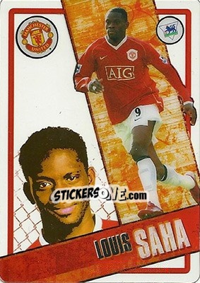 Sticker Louis Saha - English Premier League 2006-2007. i-Cards n. 55 - Topps