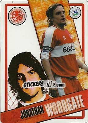 Sticker Jonathan Woodgate - English Premier League 2006-2007. i-Cards - Topps