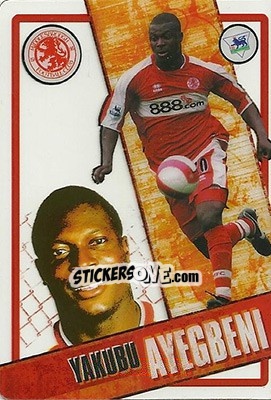 Figurina Aiyegbeni Yakubu - English Premier League 2006-2007. i-Cards - Topps