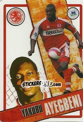 Sticker Aiyegbeni Yakubu - English Premier League 2006-2007. i-Cards n. 60 - Topps