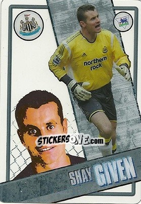 Sticker Shay Given - English Premier League 2006-2007. i-Cards n. 61 - Topps