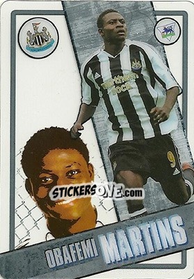 Sticker Obafemi Martins - English Premier League 2006-2007. i-Cards n. 62 - Topps