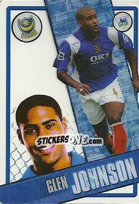 Sticker Glen Johnson - English Premier League 2006-2007. i-Cards n. 66 - Topps