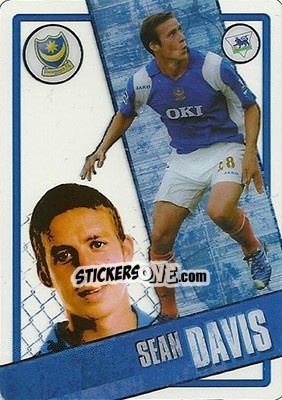 Sticker Sean Davis - English Premier League 2006-2007. i-Cards - Topps
