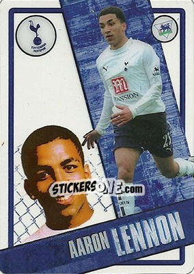 Sticker Aaron Lennon - English Premier League 2006-2007. i-Cards n. 82 - Topps