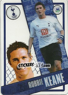 Sticker Robbie Keane - English Premier League 2006-2007. i-Cards n. 84 - Topps