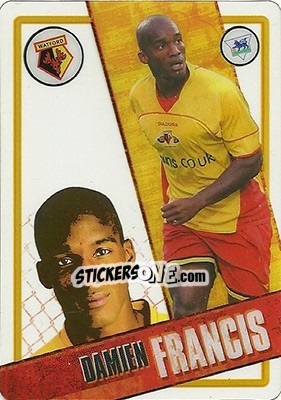 Sticker Damien Francis - English Premier League 2006-2007. i-Cards - Topps