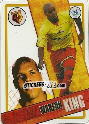 Figurina Marlon King - English Premier League 2006-2007. i-Cards - Topps
