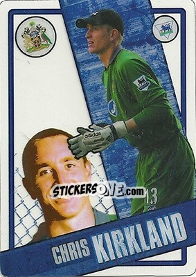 Sticker Chris Kirkland - English Premier League 2006-2007. i-Cards n. 96 - Topps