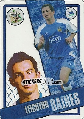 Sticker Leighton Baines - English Premier League 2006-2007. i-Cards - Topps