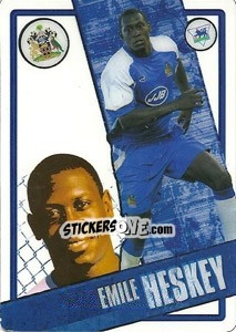Sticker Emile Heskey - English Premier League 2006-2007. i-Cards - Topps