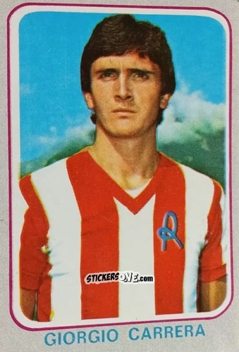 Cromo Giorgio Carrera - Calciatori 1978-1979 n. 136 - Edis