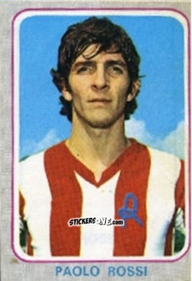 Sticker Paolo Rossi - Calciatori 1978-1979 n. 139 - Edis