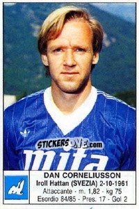 Sticker Dan Corneliusson - Calciatori 1985-1986 n. 51 - Edis