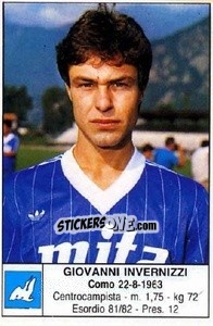 Cromo Giovanni Invernizzi - Calciatori 1985-1986 - Edis