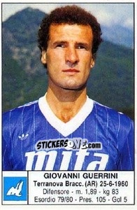 Cromo Giovanni Guerrini - Calciatori 1985-1986 - Edis