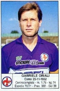 Cromo Gabriele Oriali - Calciatori 1985-1986 - Edis
