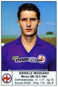 Sticker Danielel Massaro - Calciatori 1985-1986 n. 63 - Edis