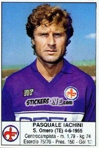 Sticker Pasquale Iachini - Calciatori 1985-1986 n. 64 - Edis
