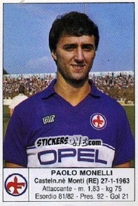 Sticker Paolo Monelli - Calciatori 1985-1986 - Edis