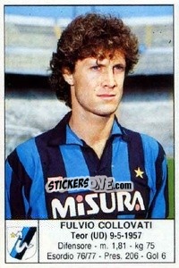 Figurina Fulvio Collovati - Calciatori 1985-1986 - Edis