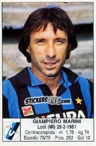 Sticker Giampiero Marini - Calciatori 1985-1986 n. 83 - Edis