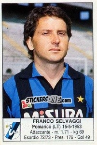 Sticker Franco Selvaggi - Calciatori 1985-1986 n. 84 - Edis