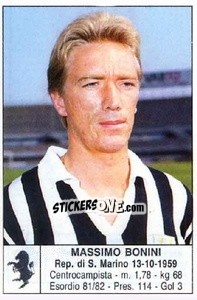 Cromo Massimo Bonini - Calciatori 1985-1986 n. 88 - Edis