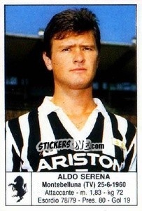 Sticker Aldo Serena - Calciatori 1985-1986 n. 93 - Edis