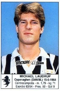 Sticker Michael Laudrup - Calciatori 1985-1986 n. 95 - Edis