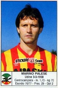 Sticker Marino Palese - Calciatori 1985-1986 - Edis