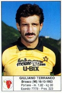 Cromo Giuliano Terraneo - Calciatori 1985-1986 n. 113 - Edis