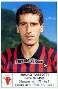 Sticker Mauro Tassotti - Calciatori 1985-1986 n. 118 - Edis