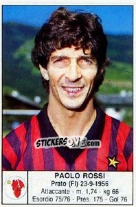 Cromo Paolo Rossi - Calciatori 1985-1986 - Edis