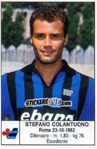 Cromo Stefano Colantuono - Calciatori 1985-1986 - Edis