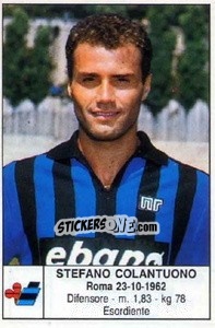 Figurina Stefano Colantuono - Calciatori 1985-1986 - Edis