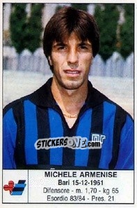 Figurina Michele Armenise - Calciatori 1985-1986 n. 143 - Edis