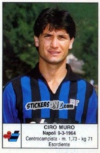 Sticker Ciro Muro - Calciatori 1985-1986 n. 154 - Edis