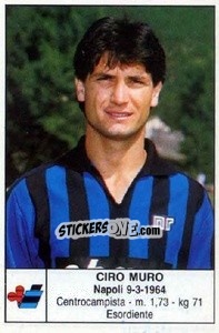 Figurina Ciro Muro - Calciatori 1985-1986 - Edis