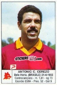 Sticker Antonio C. Cerezo - Calciatori 1985-1986 n. 162 - Edis