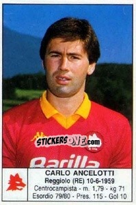 Sticker Carlo Ancelotti - Calciatori 1985-1986 n. 164 - Edis