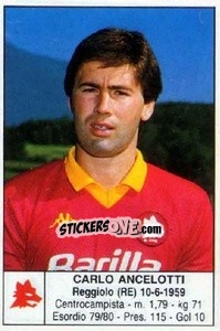 Figurina Carlo Ancelotti - Calciatori 1985-1986 - Edis