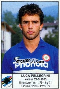 Figurina Luca Pellegrini - Calciatori 1985-1986 - Edis