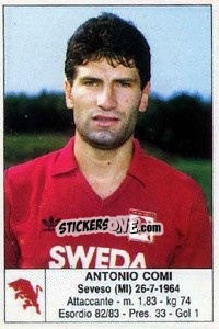 Figurina Antonio Comi - Calciatori 1985-1986 - Edis