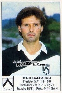 Sticker Dino Galparoli - Calciatori 1985-1986 - Edis