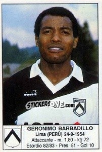 Sticker Geronimo Barbadillo - Calciatori 1985-1986 n. 203 - Edis