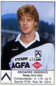 Sticker Odoacre Chierico - Calciatori 1985-1986 n. 206 - Edis