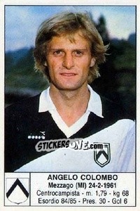 Sticker Angelo Colombo - Calciatori 1985-1986 n. 207 - Edis